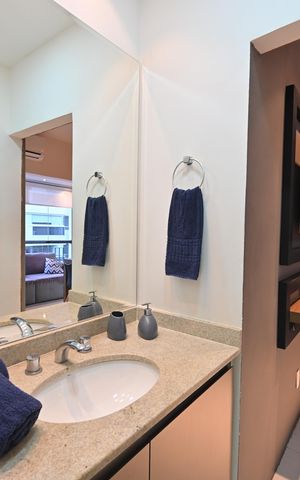 Apartamento para alugar com 32m², 1 quarto e 1 vagaBanheiro Social