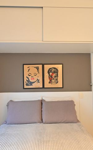 Apartamento para alugar com 32m², 1 quarto e 1 vagaQuarto