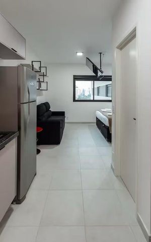 Apartamento para alugar com 27m², 1 quarto e sem vaga