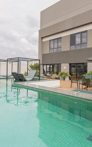 Apartamento para alugar com 27m², 1 quarto e sem vaga Apartamento para alugar com 27m², 1 quarto e sem vagaPiscina