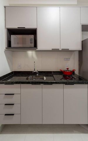 Apartamento para alugar com 27m², 1 quarto e sem vaga Apartamento para alugar com 27m², 1 quarto e sem vagaCozinha