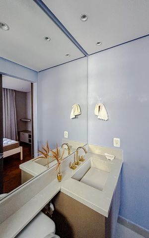 Apartamento à venda com 79m², 3 quartos e 2 vagasBanheiro da Suíte