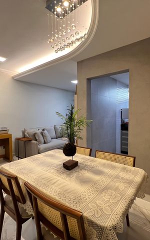 Apartamento à venda com 93m², 2 quartos e 2 vagasSala de Jantar