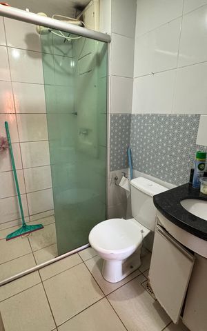 Apartamento à venda com 42m², 1 quarto e sem vaga Apartamento à venda com 42m², 1 quarto e sem vagaBanheiro da Suíte