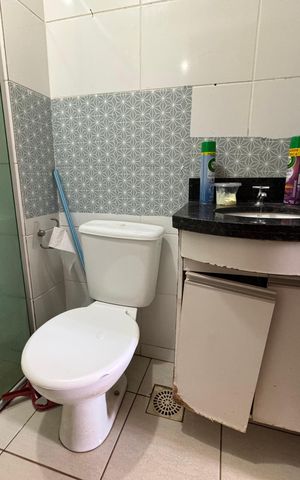 Apartamento à venda com 42m², 1 quarto e sem vaga Apartamento à venda com 42m², 1 quarto e sem vagaBanheiro da Suíte