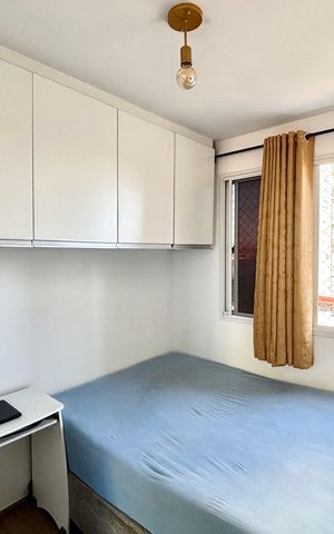 Apartamento à venda com 41m², 2 quartos e sem vagaQuarto 2