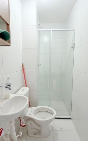 Apartamento para alugar com 33m², 2 quartos e sem vaga Apartamento para alugar com 33m², 2 quartos e sem vagaBanheiro