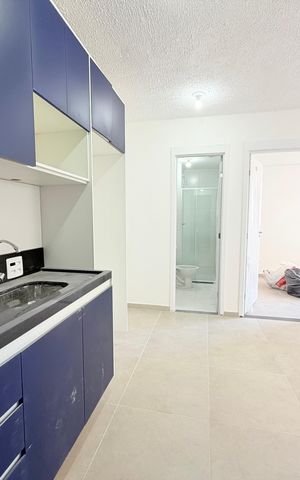 Apartamento para alugar com 33m², 2 quartos e sem vaga Apartamento para alugar com 33m², 2 quartos e sem vagaSala/cozinha
