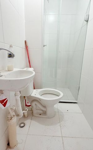 Apartamento para alugar com 33m², 2 quartos e sem vaga Apartamento para alugar com 33m², 2 quartos e sem vagaBanheiro