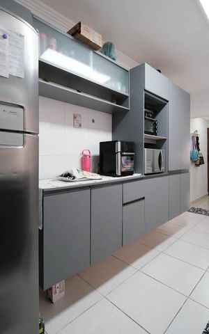 Casa de condomínio à venda com 117m², 3 quartos e 2 vagasCozinha e Área de Serviço