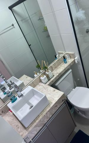 Apartamento para alugar com 44m², 2 quartos e 1 vaga Apartamento para alugar com 44m², 2 quartos e 1 vagaBanheiro