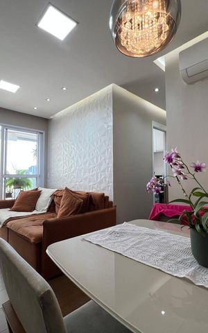 Apartamento à venda com 60m², 2 quartos e 1 vaga Apartamento à venda com 60m², 2 quartos e 1 vagaSala