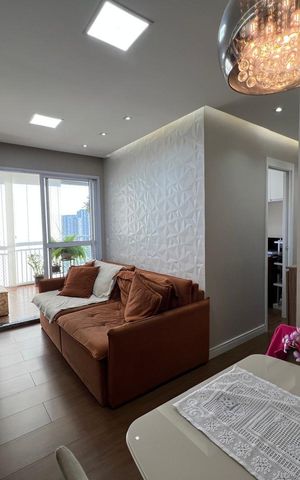 Apartamento à venda com 60m², 2 quartos e 1 vaga Apartamento à venda com 60m², 2 quartos e 1 vagaSala