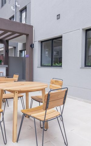 Apartamento para alugar com 42m², 2 quartos e 1 vagaÁrea comum - Churrasqueira