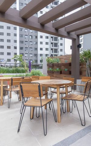Apartamento para alugar com 42m², 2 quartos e 1 vagaÁrea comum - Churrasqueira