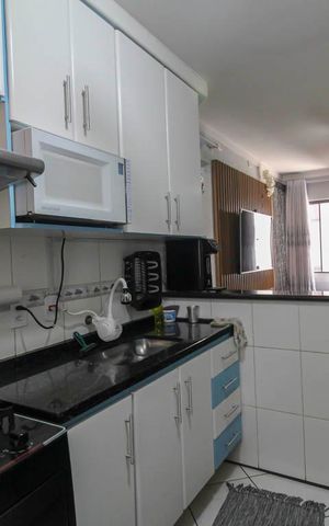 Apartamento à venda com 40m², 1 quarto e 2 vagas