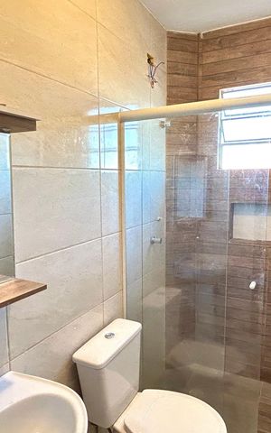 Casa para alugar com 63m², 2 quartos e 1 vaga Casa para alugar com 63m², 2 quartos e 1 vagaBanheiro