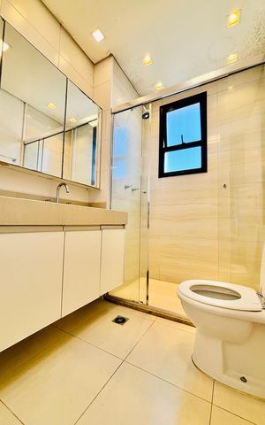 Apartamento para alugar com 112m², 2 quartos e 2 vagas Apartamento para alugar com 112m², 2 quartos e 2 vagasBanheiro Suíte 1