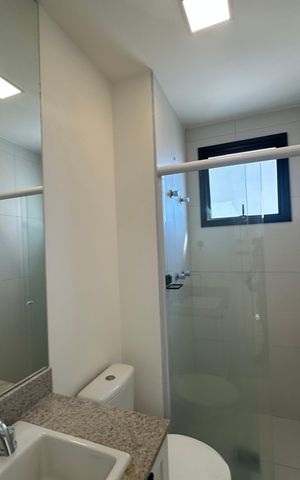 Apartamento à venda com 88m², 2 quartos e 2 vagasBanheiro da Suíte