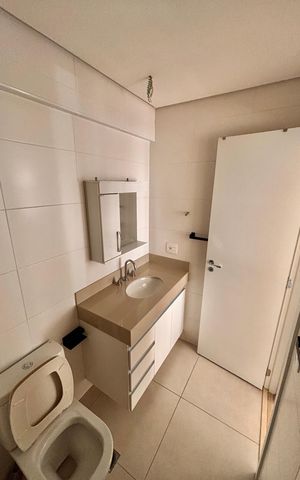 Apartamento para alugar com 49m², 1 quarto e 1 vaga Apartamento para alugar com 49m², 1 quarto e 1 vagaBanheiro suíte