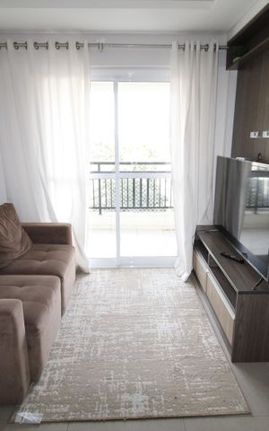 Apartamento para alugar com 63m², 2 quartos e 2 vagasSala