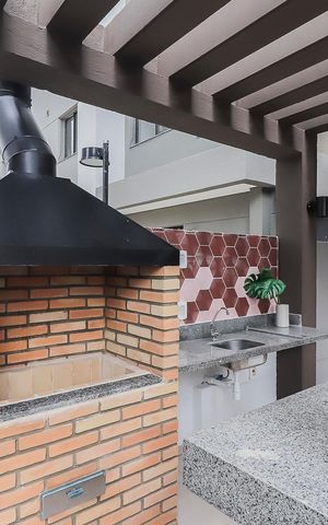 Apartamento à venda com 38m², 2 quartos e sem vagaÁrea comum - Churrasqueira