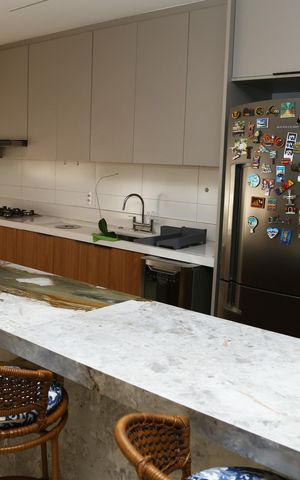 Apartamento para alugar com 227m², 4 quartos e 3 vagasCozinha Americana