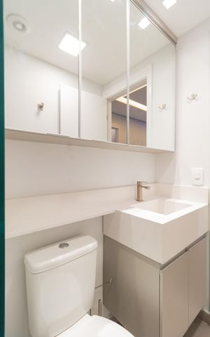 Apartamento para alugar com 45m², 2 quartos e sem vagaBanheiro
