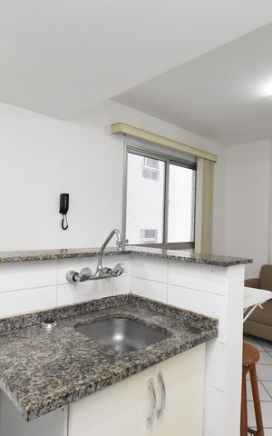 Studio para alugar com 36m², 1 quarto e sem vagaSala/Cozinha