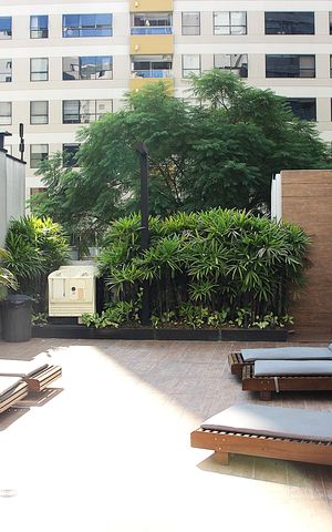 Studio para alugar com 43m², 1 quarto e 1 vagaPiscina