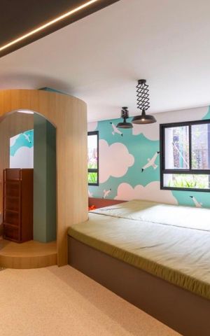 Studio à venda com 24m², 1 quarto e sem vaga Studio à venda com 24m², 1 quarto e sem vagaBrinquedoteca