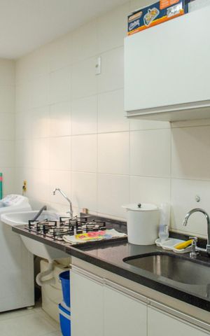Apartamento à venda com 59m², 1 quarto e 1 vagaCozinha