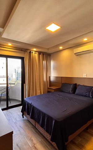 Apartamento à venda com 55m², 1 quarto e 1 vagaQuarto 