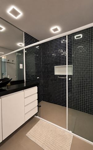 Apartamento à venda com 55m², 1 quarto e 1 vagaBanheiro
