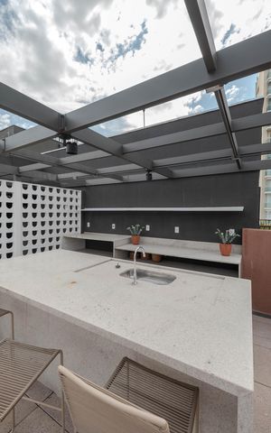 Apartamento para alugar com 28m², 1 quarto e 1 vaga Apartamento para alugar com 28m², 1 quarto e 1 vagaÁrea comum - Churrasqueira