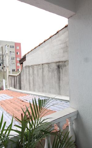 Casa à venda com 83m², 2 quartos e 2 vagasVaranda do quarto 2