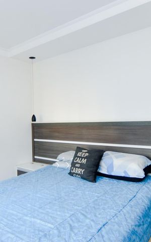 Apartamento à venda com 96m², 3 quartos e 2 vagasQuarto 2 - Suíte