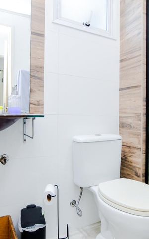 Apartamento à venda com 96m², 3 quartos e 2 vagasBanheiro do Quarto 1