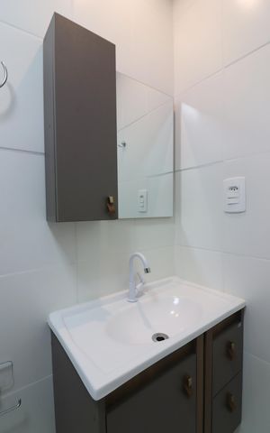 Apartamento para alugar com 45m², 2 quartos e 1 vagaBanheiro Social