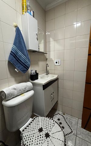 Apartamento à venda com 46m², 2 quartos e 1 vaga Apartamento à venda com 46m², 2 quartos e 1 vagaBanheiro