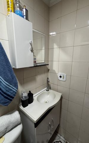 Apartamento à venda com 46m², 2 quartos e 1 vaga Apartamento à venda com 46m², 2 quartos e 1 vagaBanheiro