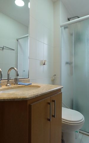 Apartamento para alugar com 83m², 3 quartos e 2 vagasBanheiro