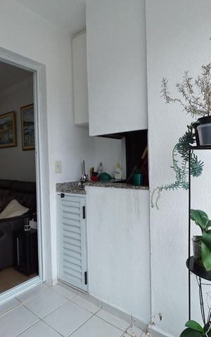 Apartamento para alugar com 83m², 3 quartos e 2 vagasVaranda gourmet