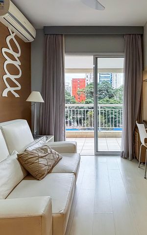 Apartamento para alugar com 50m², 1 quarto e 1 vaga