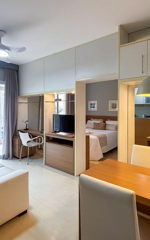 Apartamento para alugar com 50m², 1 quarto e 1 vaga