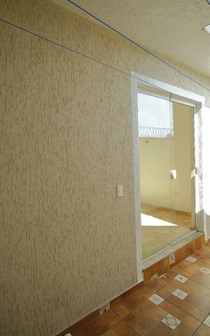 Apartamento para alugar com 85m², 2 quartos e 1 vagaVaranda do quarto 