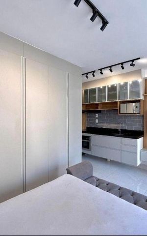 Studio à venda com 40m², 1 quarto e sem vaga