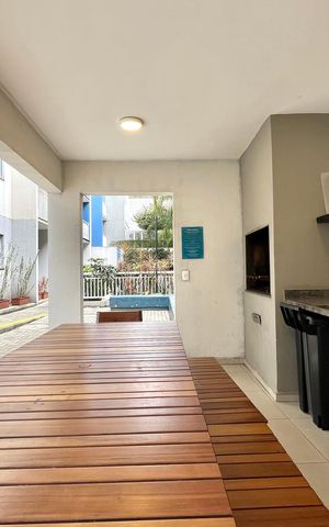 Apartamento à venda com 26m², 1 quarto e sem vaga Apartamento à venda com 26m², 1 quarto e sem vagaÁrea comum - Churrasqueira