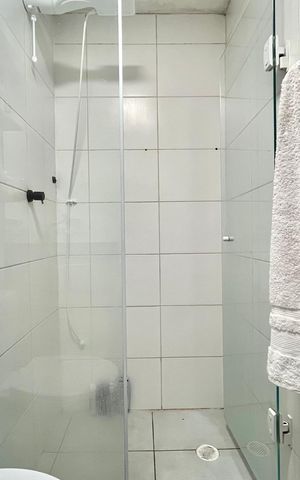 Apartamento à venda com 26m², 1 quarto e sem vaga Apartamento à venda com 26m², 1 quarto e sem vagaBanheiro da Suíte