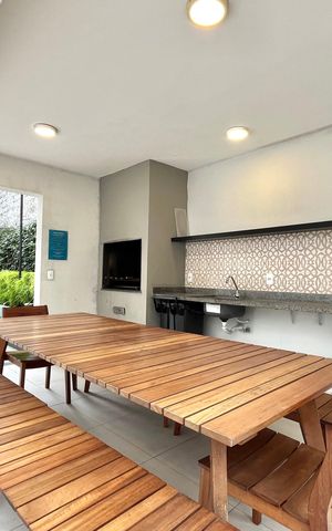 Apartamento à venda com 26m², 1 quarto e sem vaga Apartamento à venda com 26m², 1 quarto e sem vagaÁrea comum - Churrasqueira